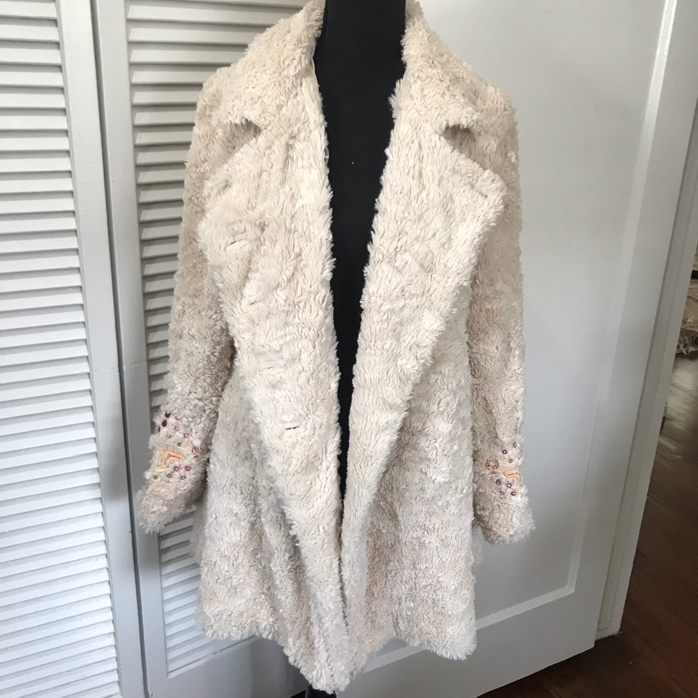 FP Faux Fur with Embellished Sleeves - Picture 7 of 8